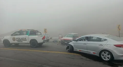 Chofer fallece en accidente en zona de neblina en Arequipa: Senamhi advierte que lloviznas seguirán