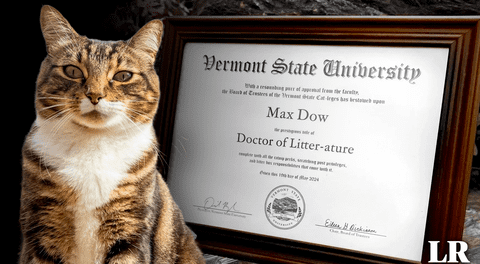 La única universidad de Estados Unidos que otorgó un título honorífico a un gato: "Doctor en Literatura"