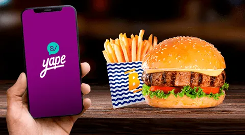 ¡Hamburguesas con papas en Bembos a S/6,90 SOLO POR HOY con Yape! Así puedes canjear la oferta