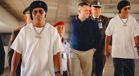 Ronaldinho causa furor en Venezuela: así fue su llegada para jugar la Liga Monumental
