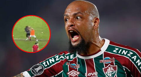 Felipe Melo ATACA a jefe de prensa de Atlético Goianiense tras la derrota de Fluminense