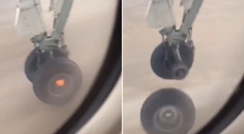 Mexicano grababa video desde avión y llanta sale volando: “Una escena de 'Destino Final'”