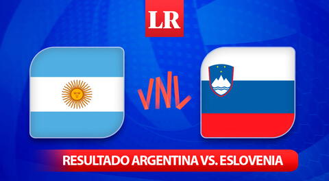 VNL 2024: mira el marcador EN VIVO del Argentina vs. Eslovenia y las jugadas claves