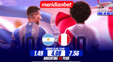 Argentina vs Perú: ¡Apuesta y gana MÁS con estas cuotas!