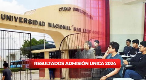 Resultados de Examen de Admisión UNICA 2024 I: mira AQUÍ la lista de ingresantes y puntajes máximos