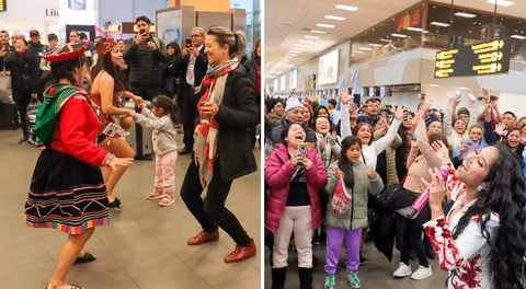 Así se vive las Fiestas Patrias en el aeropuerto Jorge Chávez: desde emotivos reencuentros hasta shows en vivo