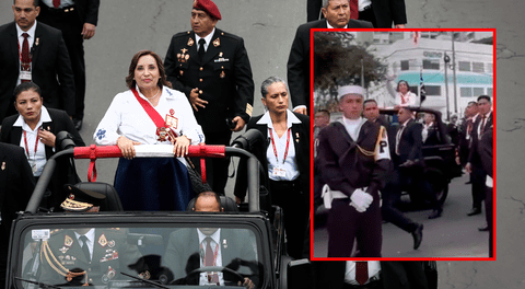 Gritan "corrupta" a Dina Boluarte en Desfile Militar y ella responde: "Tu mamá"