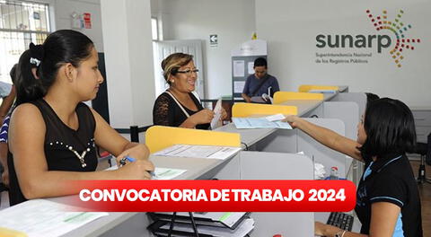 La Sunarp lanza convocatoria para practicantes CAS en el Perú con sueldos de hasta S/1.100