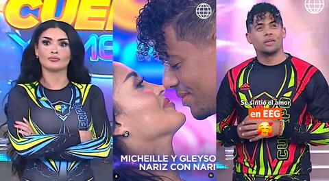 Michelle Soifer es sorprendida por su 'saliente' en EEG y él le roba un beso en vivo