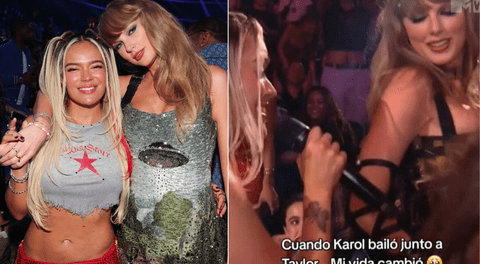 Karol G hace bailar a Taylor Swift y Camila Cabello en ICÓNICA presentación en los MTV Video Music Awards 2024