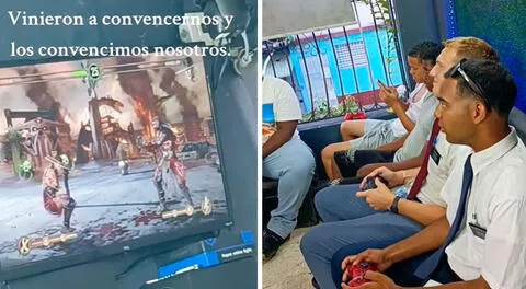 Misioneros visitan casa para predicar, pero terminan jugando Mortal Kombat y en redes bromean: “Eso es pecado”