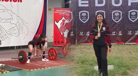 Tres estudiantes de la UNI brillan en torneo nacional: levantan cerca de 210 kilos y corren 200 metros planos