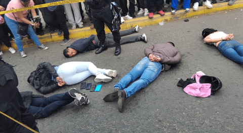 Frustran intento de asalto a agencia bancaria en SMP: 3 hombres y 2 mujeres fueron capturados