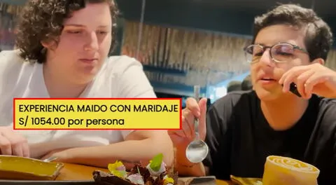 Youtubers revelan su experiencia al visitar el mejor restaurante de los Premios Summum: “Es carísimo”