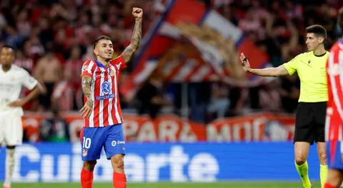 Atlético Madrid rescató un empate ante el Real Madrid