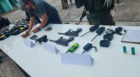 VRAEM: hallan armamento, droga e indumentaria policial en caleta narcoterrorista