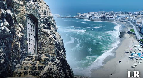 La enigmática puerta en una piedra que se encuentra en Punta Hermosa: ¿a quién le pertenece y que hay adentro?