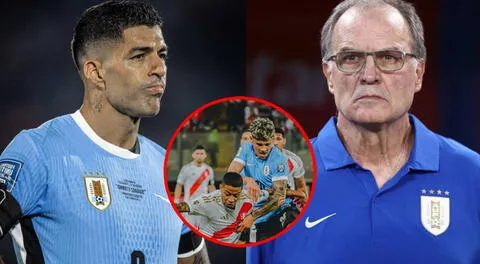 Hinchas uruguayos acusan a Suárez de 'armar la camita' a Bielsa tras derrota ante Perú: "Pudrió el vestuario"