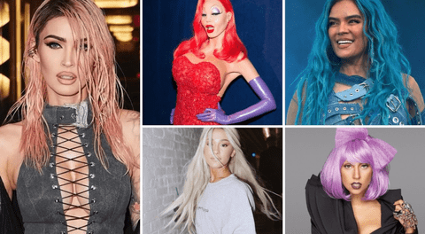 Estos son los cinco looks y colores de cabello más atrevidos para celebrar la temporada de Halloween