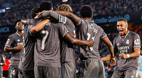 Real Madrid venció a Celta de Vigo y le mete presión al Barcelona previo al clásico de LaLiga