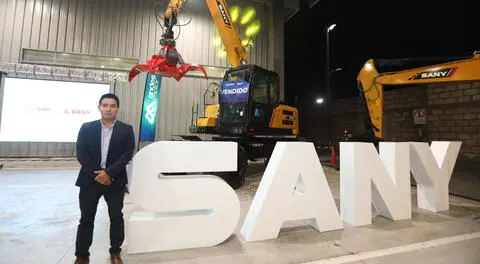 Andes Motor presenta la Excavadora sobre neumáticos marca SANY modelo SY155W: Innovación y seguridad para el sector de construcción y minería