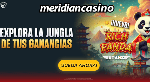 Meridian casino te hará ganar con Rich Panda, el nuevo juego de Expanse