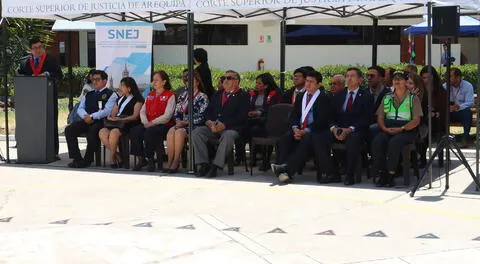 Exitosa feria informativa realizó el SNEJ en Universidad San Martin de Porres