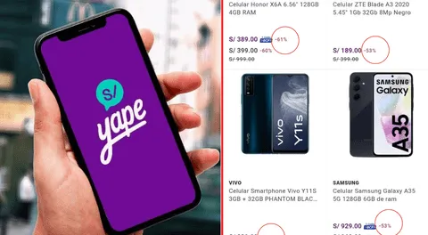 YAPE remata celulares con más del 50% de DESCUENTO en marcas como Apple, Samsung, Huawei y más: ¿cómo acceder a las OFERTAS?