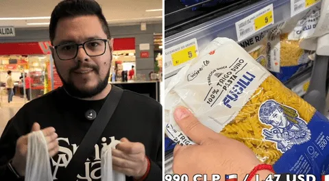 Youtuber venezolano visita supermercado en Perú y se queda en shock con los altos precios: "Mucho más caro que en Chile"