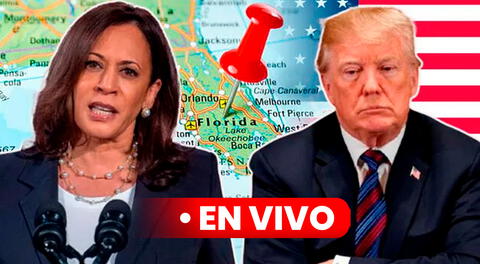 ¿Quién ganó en Florida EN VIVO? Resultados Elecciones en Estados Unidos entre Kamala vs. Trump 2024