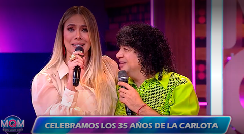 Laura Huarcayo volvió a la televisión y llora al darle una conmovedora sorpresa a Carlos Vílchez