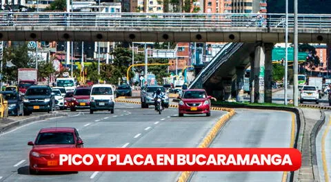 Pico y Placa en Bucaramanga: ¿cuáles serán las restricciones para vehículos hoy, 8 de noviembre?