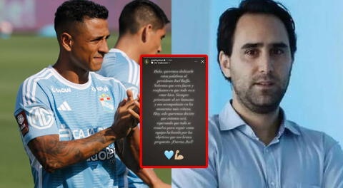 Yotún lo subió, pero luego lo borró: el mensaje de apoyo de los jugadores de Cristal a Joel Raffo