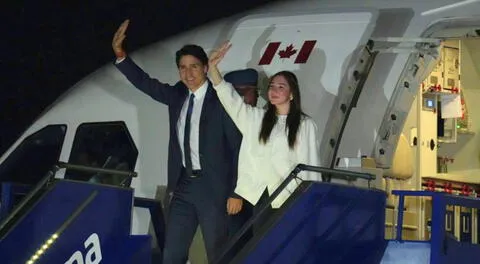 Primer ministro de Canadá, Justin Trudeau, llega a Perú para participar de el Foro APEC