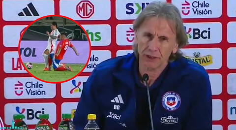 Ricardo Gareca vivió tenso momento por el penal anulado a Gianluca Lapadula en el Perú vs Chile: "Me generó angustia"