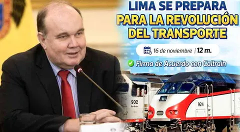 Municipalidad de Lima destinará más de US$24 millones en vagones y locomotoras desde EE.UU.