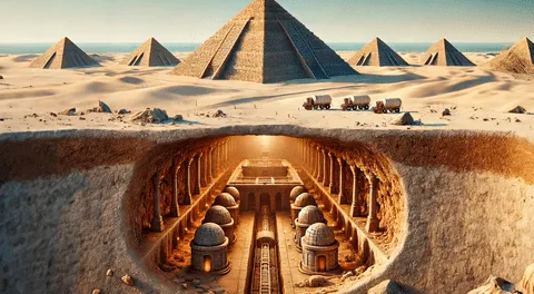 Esta era la función secreta del túnel subterráneo que une las 30 pirámides de Egipto, según arqueólogos