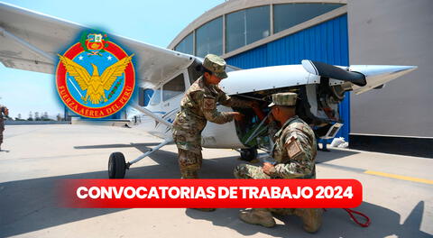 Fuerza Aérea del Perú anuncia convocatoria de trabajo con sueldos de hasta S/6.000: ¿cómo postular?