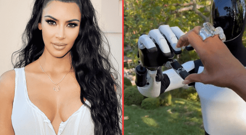 Kim Kardashian sorprende con ‘Optimus’, su nuevo robot inteligente de Tesla