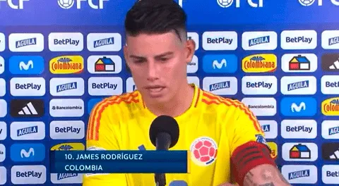 James Rodríguez 'explotó' en plena entrevista tras derrota de Colombia: "Una hue******"