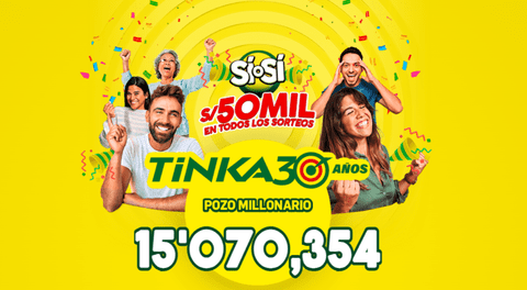 La Tinka EN VIVO, hoy 20 de noviembre: resultados del último sorteo, jugada ganadora y premios de la lotería nacional