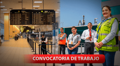 Convocatoria laboral en el nuevo Aeropuerto Jorge Chávez para personas con secundaria completa o tituladas: revisa los requisitos