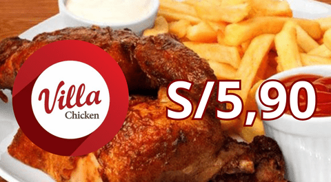 Villa Chicken anunció oferta de pollo a la brasa a S/5,90: ¿cómo acceder y hasta cuándo duró la promoción?