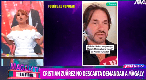 Magaly Medina le contesta en vivo a Christian Zuárez tras decir que su programa es el “número 1 en basura de la tv”: “¿Quién se cree?”