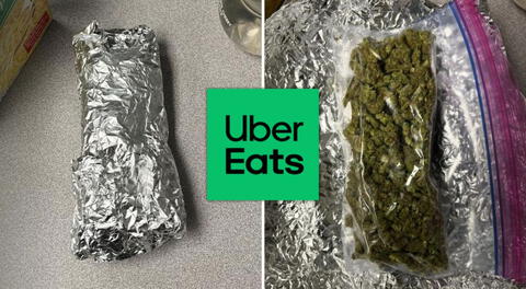 No era un "burrito": conductor de Uber Eats descubre que su entrega era marihuana disfrazada