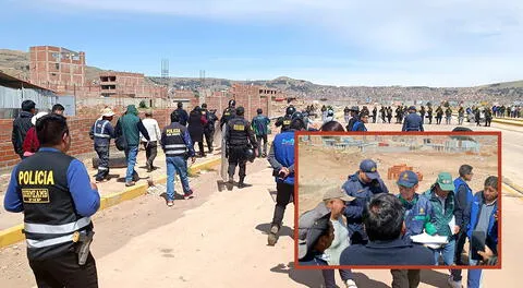 Destruyen 40 casas que invadían orillas de lago Titicaca: ocupaban la carretera Bicentenario, según municipio de Puno