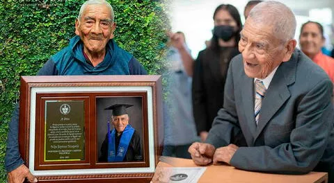 Se graduó a los 86 años como ingeniero mientras vendía verduras en la calle: aprendió los sistemas digitales con una computadora prestada