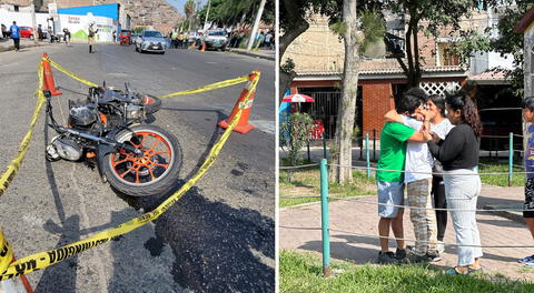 Animador de eventos y su compañera mueren embestidos por un auto cuando iban a bordo de una moto en SJL