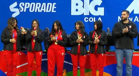 Así fue la emocionante premiación a Perú en Dota femenino tras ganar el oro en los Juegos Bolivarianos 2024