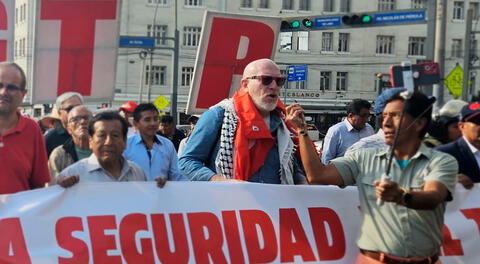 Sindicato de España se une a marcha de transportistas en Lima: "El gobierno peruano está fallando en proteger la vida"